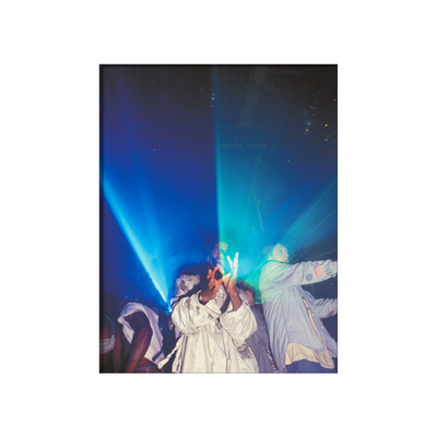 Ravers dancing at Heaven club magnet